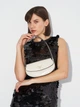 Сумка багет седло женская маленькая Guess Arnela HWNG94-96780-BON Bone (190231912248) - изображение 2