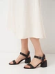 Женские босоножки кожаные Ashoes 282 40 25.5 см Черные (ROZ6501006009) - изображение 2