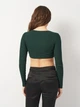 Футболка женская Zara 8584/852 M Зеленая (00085848529036) - изображение 2