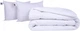 Набор MirSon №1149 СоІог Fun Line Одеяло летнее Евро 200х220 см 17-0605 Stripe White с эвкалиптовым волокном + Две подушки 50x70 см (2200010883558) - изображение 1