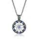 Кулон (подвеска) с пентаграммой и кристаллами на цепи 60 см 42*35 мм Fasion Jewelry - изображение 3