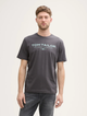 Футболка Tom Tailor Printed T-shirt L Темно-сірий 1045773-10899 - изображение 1