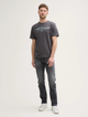 Футболка Tom Tailor Printed T-shirt L Темно-сірий 1045773-10899 - изображение 3