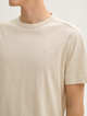 Футболка Tom Tailor Basic cotton T-shirt XL Бежевий 1045627-10336 - изображение 3