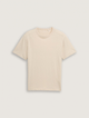 Футболка Tom Tailor Basic cotton T-shirt XL Бежевий 1045627-10336 - изображение 4
