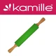 Скалка Kamille силиконовая 47 см с вращающимся валиком - изображение 8
