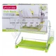 Сушарка для посуду двоярусна Kamille 53 см*25 см*37.5 см із хромованої сталі з піддоном (зелений) - зображення 5
