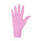 Рукавички нітрилові MERCATOR Nitrylex Pink неопудренні XL, (100 шт/пач), рожеві - зображення 2