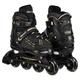 Роликовые коньки раздвижные Banwei 129 размер 31-34 Black-Gold - изображение 1