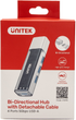 USB-хаб Unitek Bi-Directional Hub with Detachable Cable White (H1319AWH01) - зображення 4