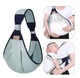 Рюкзак-переноска для новорожденных BABY SLING, детский слинг на ремнях для младенца, ребенка до 20 кг, дышащий материал - изображение 1