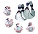 Рюкзак-переноска для новорожденных BABY SLING, детский слинг на ремнях для младенца, ребенка до 20 кг, дышащий материал - изображение 3