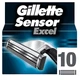 Змінні касети для гоління Gillette Sensor Excel 10шт в упаковці (54752376) - зображення 1