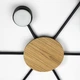 Люстра стельова SVITANOK 6хGX53 чорний LIGHT SET - изображение 5