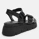 Женские сандалии кожаные PARADIZE SHOES ALS-3-2 38 24.2 см Черные (ROZ6501062182) - изображение 5