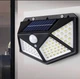 Уличный фонарь 2 штуки набор светильник на солнечной батарее solar с датчиком движения садовые светильники настенный на аккумуляторе для дома гаража сарая 100 LED (100solar-2) - изображение 5