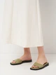 Женские шлепанцы кожаные PARADIZE SHOES SL-2200 39 24.7 см Оливковые (ROZ6501062276) - изображение 2