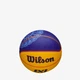 Мяч баскетбольный Wilson FIBA 3X3 MINI BSKT PARIS 2024 Оранжевый Синий size 3 (WZ3015101XB3 3) - изображение 2