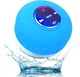 Беспроводная водонепроницаемая Bluetooth колонка для прослушивания музыки в душе / ванной Round Speaker настенный мини динамик с подсветкой и креплением на присоску, голубая (104305307) - изображение 3
