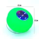 Бездротова водонепроникна Bluetooth колонка для прослуховування музики в душі / ванній Round Speaker настінний мінідинамік з підсвічуванням і кріпленням на присоску, зелена (104303797) - зображення 6