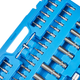 Профессиональный набор инструментов в кейсе Molder 1/2", 1/4", 3/8" 72Т, CR-V, 151ед. (MT60151) - изображение 6