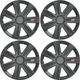 Колпаки на колеса R13 Versaco GTX Carbon Graphite графитового цвета - изображение 2