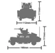Конструктор WANGE HMMWV M1151 (518 деталей) - зображення 5