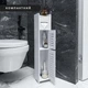 Вузький шафа для ванної кімнати і туалету Dometic PK-01 підлоговий 80см*15см*15см легкий вологостійкий - зображення 1