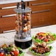 Электрошашлычница Domotec BBQ на 6 шампуров для дома и дачи 1000W Черный - изображение 4