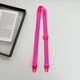 Чохол Прозорий Wave Crossbody With MagSafe з довгим кольоровим ремінцем для iPhone Xr Малиновий - зображення 2