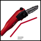 Высоторез электрический Einhell GC-EC 7520 T: 750 Вт, длина шины 20см (4501240) - изображение 2