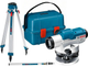 Профессиональный оптический нивелир Bosch Professional GOL 20 D в кейсе с штативом BT 160, линейкой GR 500, диапазон 60 м - изображение 1