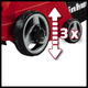 Мощный скарификатор Einhell GC-SA 1231/1 : 1200 Вт, для газонов S=300 м² - изображение 3