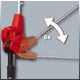 Кусторез телескопический Einhell GC-HH 5047 (500 Вт, длина шины/ножа 58,5 см/47 см) - изображение 2