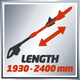 Кусторез телескопический Einhell GC-HH 5047 (500 Вт, длина шины/ножа 58,5 см/47 см) - изображение 5