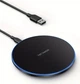 Бездротовий зарядний пристрій 30W VIKEFON LED Fast Charger Qi для Iphone та Android Type-C Black - зображення 7