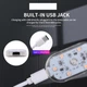 Автомобильный светодиодный светильник с USB-зарядкой 2 шт для подсветки салона - изображение 7