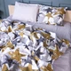 Простынь MirSon двуспальная 180x220 см 17-0708 Smoky Starlight Бязь (2200010618082) - изображение 3