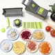 Овощерезка Veggie Slicer HA-347 измельчитель со сменными насадками 14 предметов в 1 - изображение 5