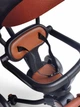 Велосипед-беговел 3в1 с родительской ручкой и козырьком Royal Leather Trike 105-2 трехколесный с максимальной нагрузкой до 60 кг с 2 режимами колес Черный - изображение 6