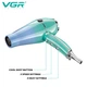 Фен VGR V-452 2 насадки 3 уровня обдува 4 режима 2400W Green (10509) - изображение 3