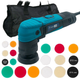 Мощная полировальная роторная машина PROFI-TEC PPM-607SR SET : 600 Вт, диски 30/50/75 мм - изображение 1