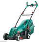 Мощная газонокосилка электрическая Bosch ARM 34 : 1300 Вт, ширина захвата 34 см, 20-70мм - изображение 1