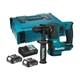 Профессиональный аккумуляторный перфоратор Makita HR140DWAJ : 1.0 Дж, 10.8В (АКБ 2шт 2Ач и ЗУ) - изображение 1