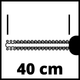 Мощный кусторез аккумуляторный Einhell GC-CH 18/40 Li Solo: без АКБ и ЗУ, длина лезвия 40 см - изображение 8