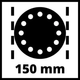 Шлифовальная машина Einhell пневматическая TC-PE 150 (4133330) - изображение 8