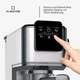 Рожковая кофеварка с капучинатором Klarstein SteelPresso Slim Touch Серебристый - изображение 4