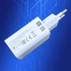 Xiaomi 18W Швидка зарядка + Кабель Type-C комплект QC 3.0 для смартфонів та гаджетів. MDY-10-EF POCO зарядний пристрій білий - изображение 4