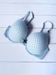 Бюстгальтер Victoria's Secret Голубой в горошек (А-313 р. 32D/70D) - изображение 2