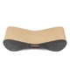 Когтеточка из картона усиленного с деревянным фасадом Cat Joy Bionica Black 63х14х29 см - изображение 1